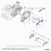 ENGINE, CAM SHAFTS AND GEARS