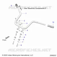 STEERING, HANDLEBAR MOUNTING AND GRIPS