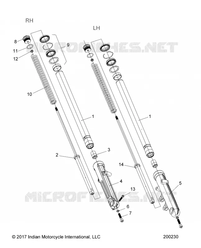 FRONT SUSPENSION FORKS