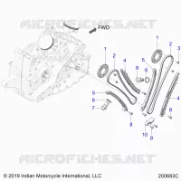CAM CHAIN AND SPROCKETS