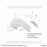 BODYWORK - REAR FENDER