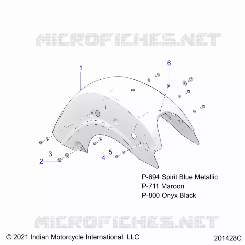 BODYWORK - REAR FENDER