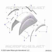 BODYWORK - REAR FENDER