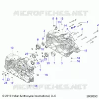ENGINE, CASE ASM.