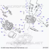 ENGINE, CYLINDER HEAD, CAMSHAFT AND VALVE ASM.
