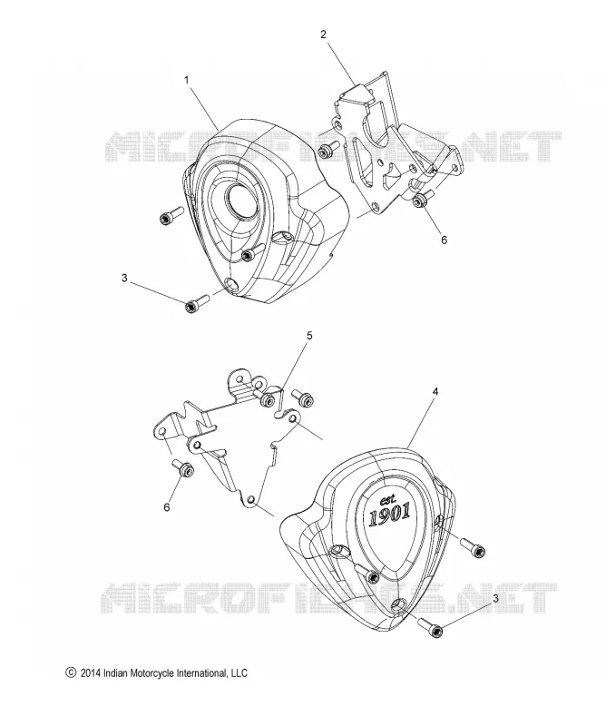 SIDE COVERS, IGN./THERMOSTAT