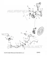 REAR BRAKE ASM. (NON ABS)