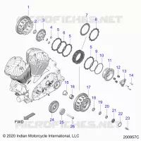 DRIVE TRAIN, CLUTCH AND PRIMARY DRIVE