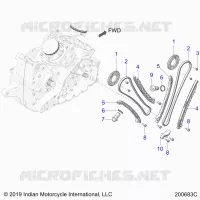 CAM CHAIN AND  SPROCKETS