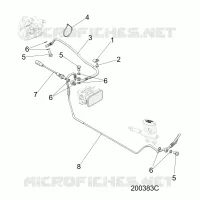 BRAKES, BRAKE LINE, REAR, ABS