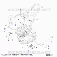 ENGINE, ENGINE MOUNTING