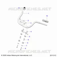 STEERING, HANDLEBAR MOUNTING AND GRIPS