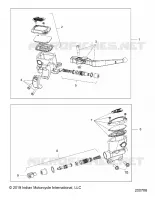 BRAKES, MASTER CYL., FRONT AND REAR