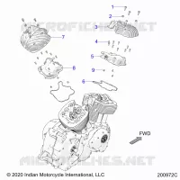 ENGINE, ROCKER COVERS