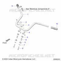 STEERING, HANDLEBAR MOUNTING AND GRIPS