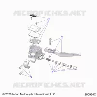 FRONT BRAKE, LEVER AND MASTER CYLINDER