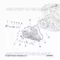 ENGINE, COVER ASM., PRIMARY DRIVE