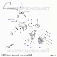 FUEL SYSTEM, FUEL CLAM SHELL/THROTTLE BODY