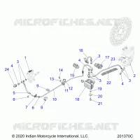 REAR BRAKE ASM., W/ABS