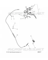 CONTROLS, CLUTCH LEVER AND CABLE