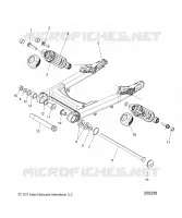 REAR SUSPENSION ASM., SWING ARM AND SHOCKS