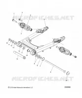 REAR SUSPENSION ASM., SWING ARM AND SHOCKS