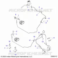 BRAKES, BRAKE LINE, FRONT, ABS