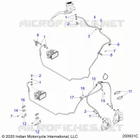 BRAKES, BRAKE LINE, FRONT, ABS
