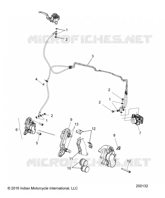 FRONT BRAKE ASM., W/ABS