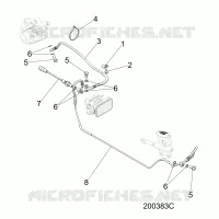 BRAKES, BRAKE LINE, REAR, ABS