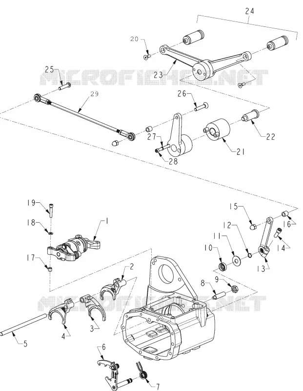 DRIVE TRAIN, GEAR SHIFTER ASSEMBLY
