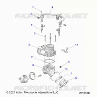 ENGINE, THROTTLE BODY/FUEL RAIL