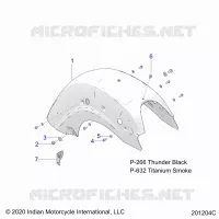 BODYWORK - REAR FENDER