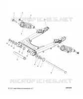 REAR SUSPENSION ASM., SWING ARM AND SHOCKS