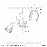 HEADLIGHT HOUSING