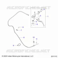 CONTROLS, CLUTCH LEVER AND CABLE