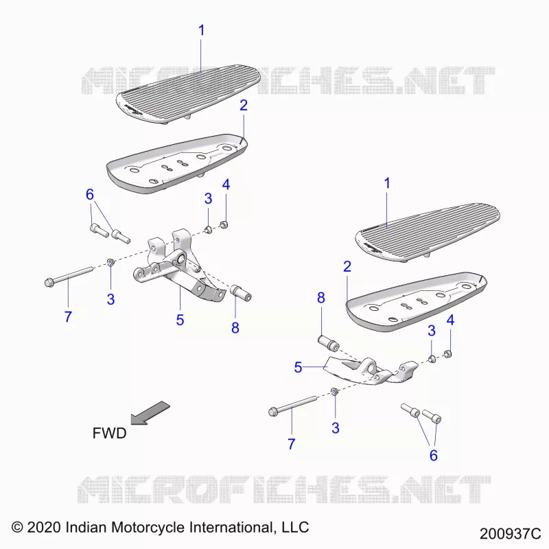 CHASSIS, FLOORBOARD, DRIVER