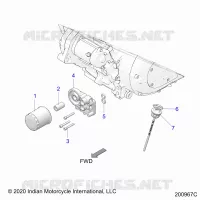OIL FILTER/ADAPTOR, AND DIPSTICK