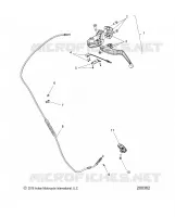 CONTROLS, CLUTCH LEVER AND CABLE