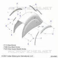 BODYWORK - REAR FENDER