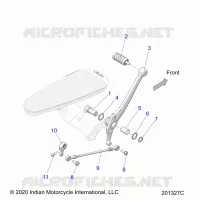 DRIVE TRAIN, SHIFT PEDAL AND SHIFT LINKAGE