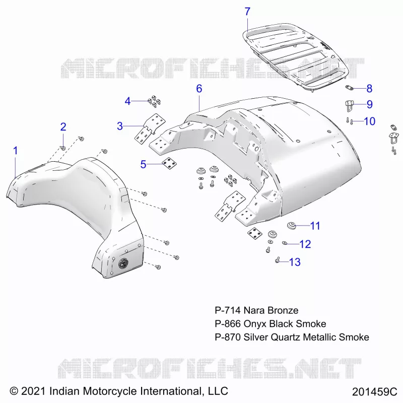 TRUNK LID AND BACKREST ASM.