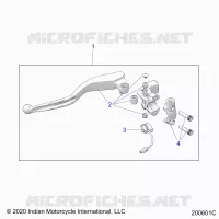 CONTROLS, CLUTCH LEVER ASM.