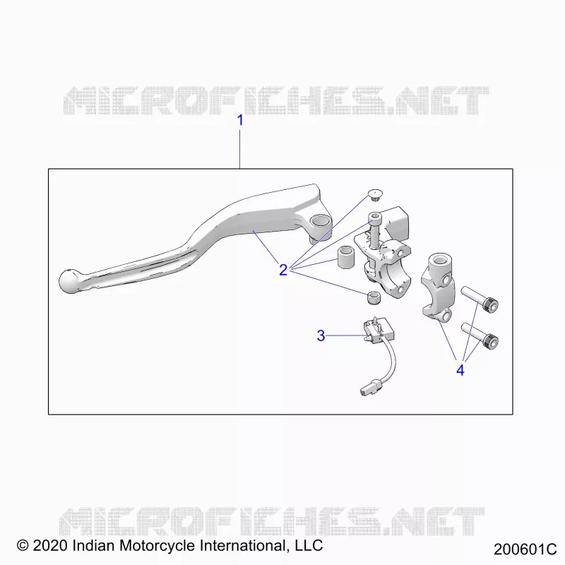 CONTROLS, CLUTCH LEVER ASM.