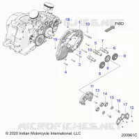 ENGINE, CAM SHAFTS AND GEARS