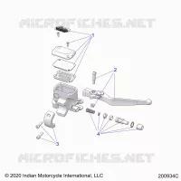 FRONT BRAKE, LEVER AND MASTER CYLINDER