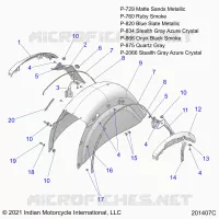 BODYWORK - REAR FENDER