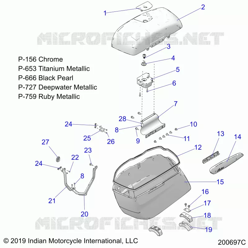 SADDLEBAG ASM.