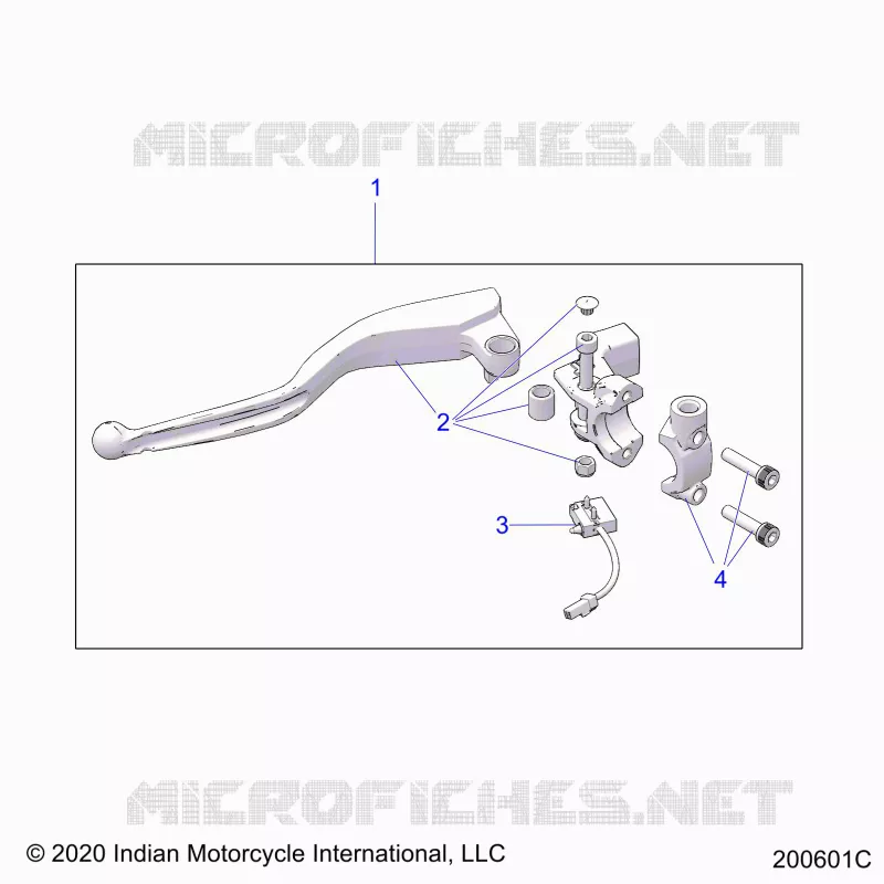 CONTROLS, CLUTCH LEVER ASM.