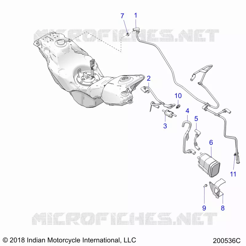 FUEL SYSTEM, EVAP SYSTEM (CALIF. AND INTL.)